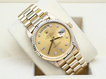 Rolex Day-Date Ref. 18238 Year 1997 (Box), Handtassen en Accessoires, Horloges | Heren, Ophalen of Verzenden, Zo goed als nieuw
