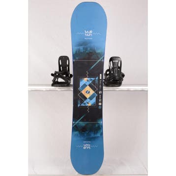 145 snowboard SALOMON WILD CARD S unite , black/blue, ALL te, Verzenden, Gebruikt