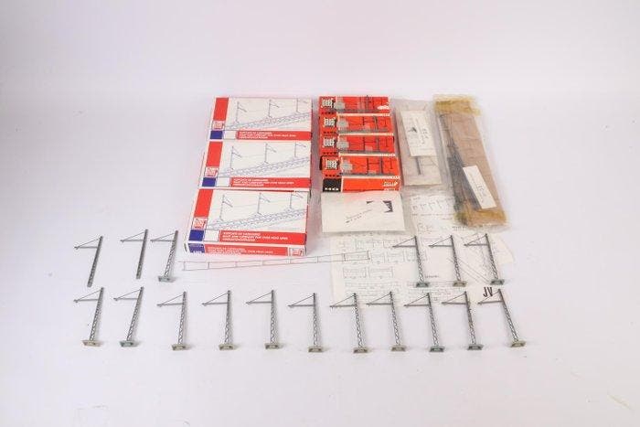 Jouef H0 - Bovenleiding (1) - Groot pakket bovenleiding naar, Hobby & Loisirs créatifs, Trains miniatures | HO