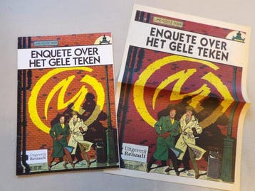 Blake en Mortimer - Enquete over Het gele teken folder +
