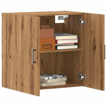 vidaXL Wandkast 60x31x60 cm bewerkt hout artisanaal, Verzenden