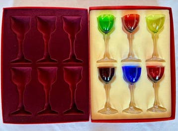 Baccarat - Wijnglas (6) - Roemer-lijn Perfectie - Kristal -, Antiek en Kunst