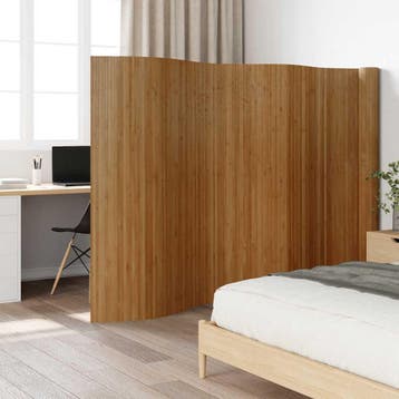 vidaXL Kamerscherm breedte 800 cm hoogte 165 cm bamboe bruin, Verzenden