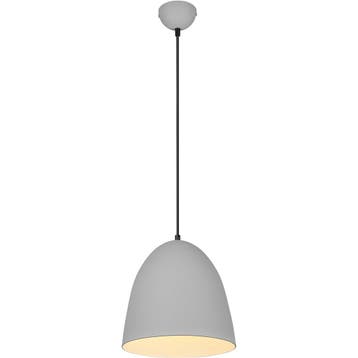 Moderne Grijze LED Hanglamp - Trion Lopez 1-lichts Aluminium, Huis en Inrichting, Lampen | Hanglampen, Verzenden, Nieuw