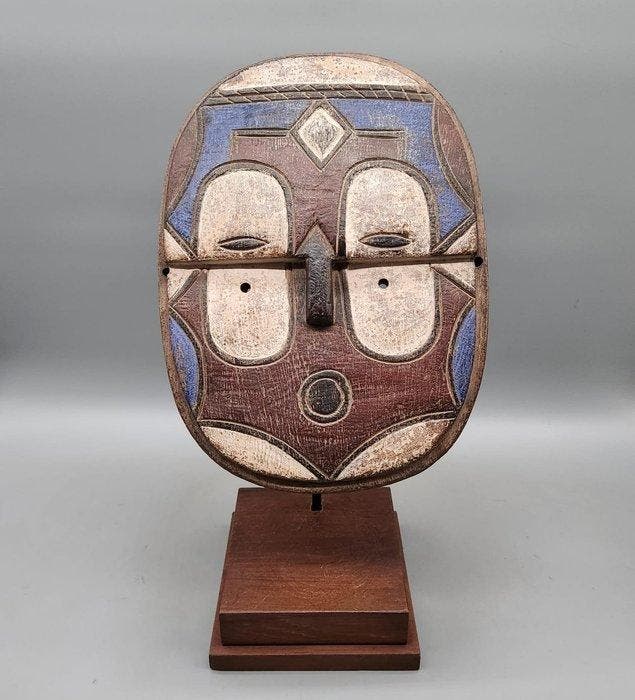 Masker - Bateke/tsaye - DR Congo (Zonder minimumprijs), Antiek en Kunst, Kunst | Niet-Westerse kunst