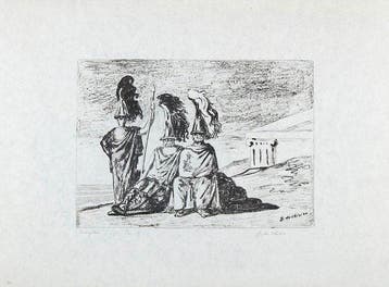 Giorgio De Chirico (1888-1978) - I guerrieri di ritorno da