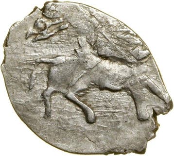 Rusland. Tsar Vladislav Zhigimontovich (1610-1613). Silver
