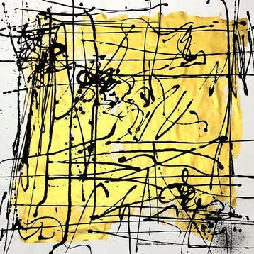 Dam Domido - So gold..-100x100 cm