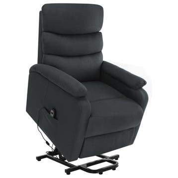 vidaXL Sta-op-massagestoel stof donkergrijs, Verzenden, Nieuw