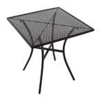 Tafel | Staal | Zwart | In-/Outdoor | 700x700x710(h)mm, Verzenden, Nieuw in verpakking