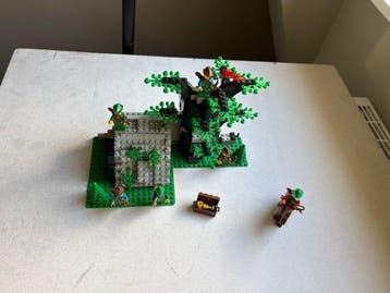 Lego - Knights - 6066 - Camouflaged Outpost - 1980-1990, Nieuw
