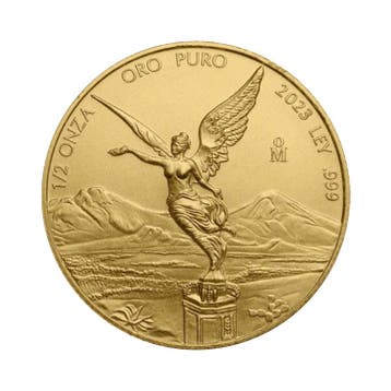 Gouden munt Mexican Libertad 2023 1/2 troy ounce, Timbres & Monnaies, Métaux nobles & Lingots