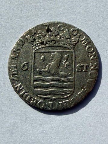 Nederland, Middelburg Scheepjesschelling 1766 (Zonder