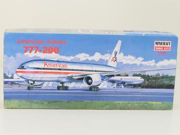Schaal 1:144 Minicraft 14472 Boeing 777-200 American Airl..., Ophalen of Verzenden, Nieuw