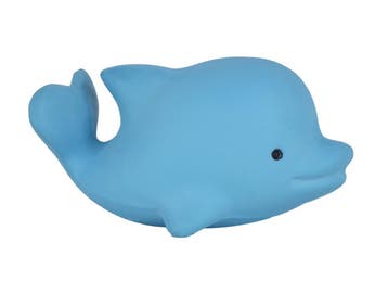 TIKIRI TOYS | Bijt- en Badspeelgoed met Rammelaar - Dolfijn, Ophalen of Verzenden