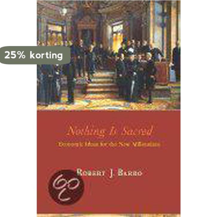 Nothing Is Sacred 9780262025263 Robert J. Barro, Boeken, Taal | Engels, Zo goed als nieuw, Verzenden
