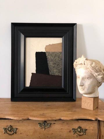 Valérie Bernier - RUE DU MAIL 60x50cm, Antiquités & Art