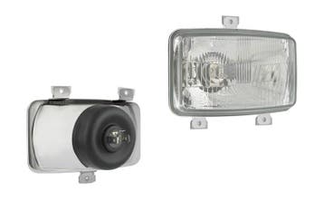 Koplamp H4 156x93x86 3-punts bevestiging, + H4 24V, Ophalen of Verzenden