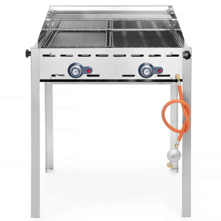 Barbecue | GreenFire | Propaangas | 2 Roosters (2x 1/1 GN), Zakelijke goederen, Horeca | Keukenapparatuur, Nieuw in verpakking