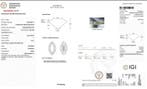 Zonder minimumprijs - Verlovingsring - 14 karaat Witgoud -