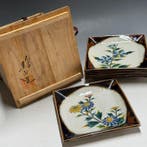 Kutani Ware - Eizan Kiln - Bord (5) - Individual plate /, Antiek en Kunst