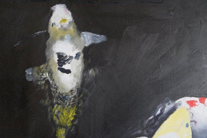 Cristina Bizzotto - Carpe Koi, Antiek en Kunst, Kunst | Schilderijen | Modern
