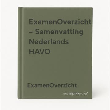 ExamenOverzicht - Samenvatting Nederlands HAVO 9789464384000, Boeken, Schoolboeken, Verzenden, Zo goed als nieuw, ExamenOverzicht