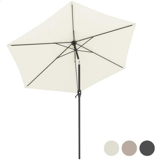 2dekans | LifeGoods Parasol - Ø270 cm - 30° Kantelbaar -, Jardin & Terrasse, Parasols, Enlèvement ou Envoi
