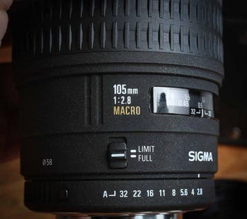Sigma 2,8/105mm Macro per Pentax AF ( voir description ), TV, Hi-fi & Vidéo
