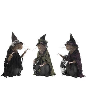 deco halloween rat heksje large, Ophalen of Verzenden