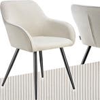 2dekans | tectake® Eetkamerstoelen Marilyn - Gestoffeerde, Huis en Inrichting, Stoelen, Ophalen of Verzenden, Nieuw