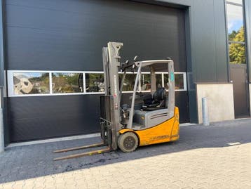 Veiling: Heftruck Jungheinrich EFG213 Elektrisch 1300kg 5.5m, Articles professionnels, Machines & Construction | Chariots élévateurs & Transport interne