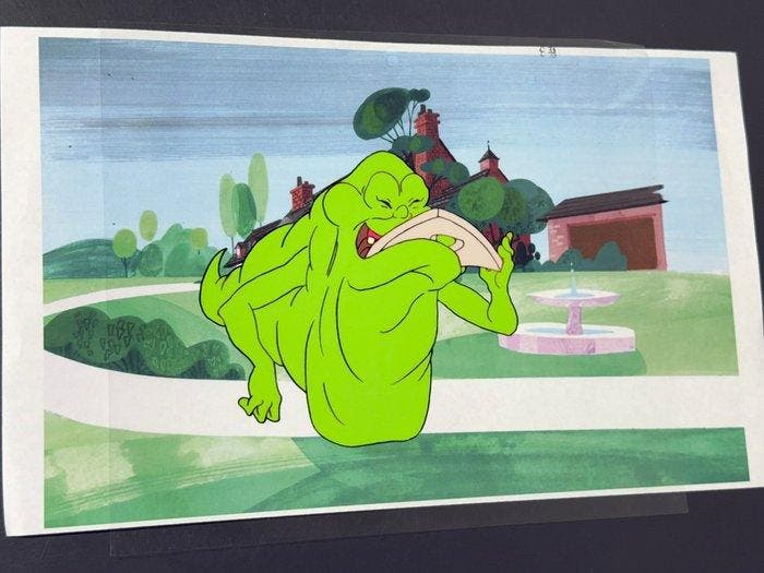 DIC Entertainment - Originele animatiecel van Slimer, met, CD & DVD, DVD | Films d'animation & Dessins animés