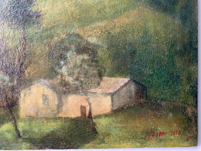 Modesto Faustini (1839-1891) - Paesaggio montano Bresciano, Antiek en Kunst, Kunst | Schilderijen | Klassiek