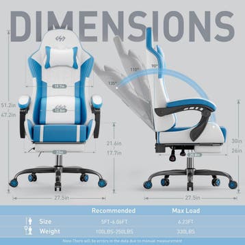 Ergonomische Bureaustoel -  Office Chair - Gamestoel - Volwa, Verzenden, Nieuw