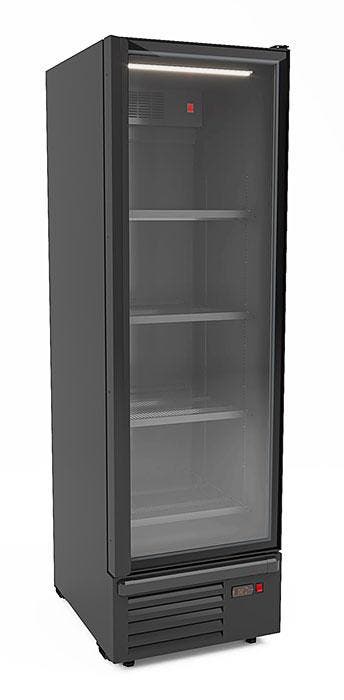 Koelkast 1 Glasdeur Zwart 550 liter, Verzenden