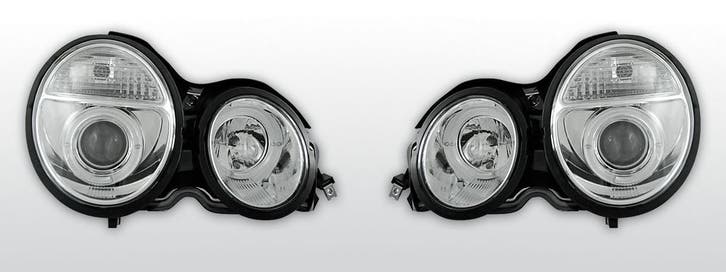 Koplampen | Mercedes W210 E-Klasse 1995-1999 | chroom, Auto-onderdelen, Verlichting, Nieuw, Verzenden