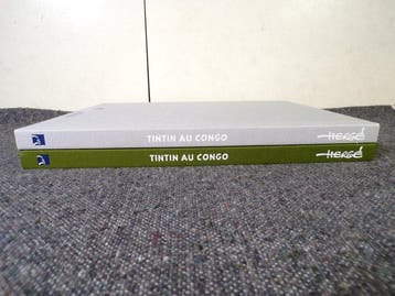 Tintin - Tintin au Congo version noir et blanc et couleur, Nieuw