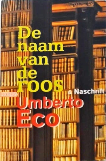 Naam Van De Roos - Eco, Boeken, Verzenden, Nieuw