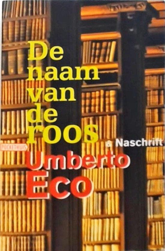 Naam Van De Roos - Eco, Boeken, Romans, Verzenden