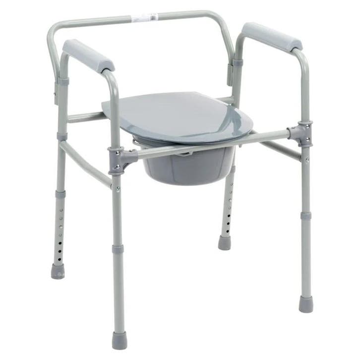 Toiletstoel, Postoel 3-in-1, inklapbaar, Diversen, Verpleegmiddelen, Ophalen of Verzenden