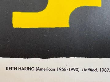 Keith Haring - Faber & Schumacher - Untitled, 1987 - Années, Antiquités & Art, Art | Dessins & Photographie