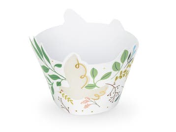 Cupcake Vormpjes Bloemen 6st, Verzenden
