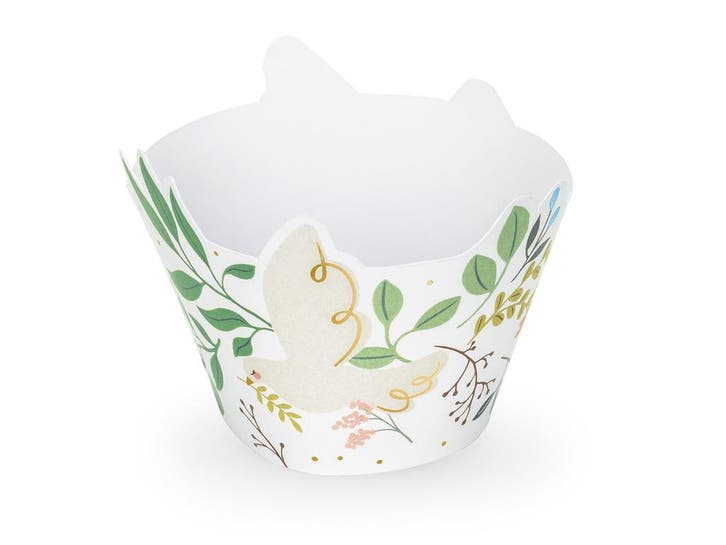 Cupcake Vormpjes Bloemen 6st, Hobby en Vrije tijd, Feestartikelen, Nieuw, Verzenden