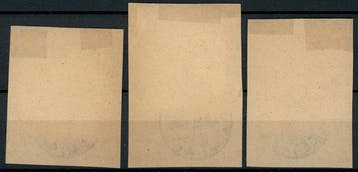 Duitse Rijk - Lokale uitgave 1923 - 3 briefstukken met