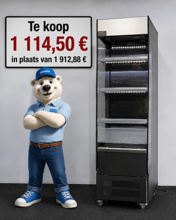 Koelvitrine supermarkt / horeca, Elektronische apparatuur, 200 liter of meer, Gebruikt, 45 tot 60 cm, 160 cm of meer