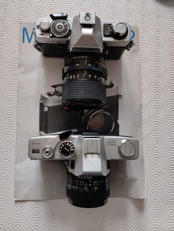Minolta SG2 / SRT 101 + 35-70mm + 28mm | Analoge camera, Audio, Tv en Foto, Nieuw