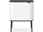 Brabantia Bo Touch Bin - Prullenbak - 36 liter - White, Verzenden, Zo goed als nieuw