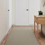 vidaXL Tapijtloper 80x300 cm sisal-look zilverkleurig, Verzenden, Nieuw