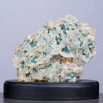 Braziliaanse calciet met delicate lichtgroene en